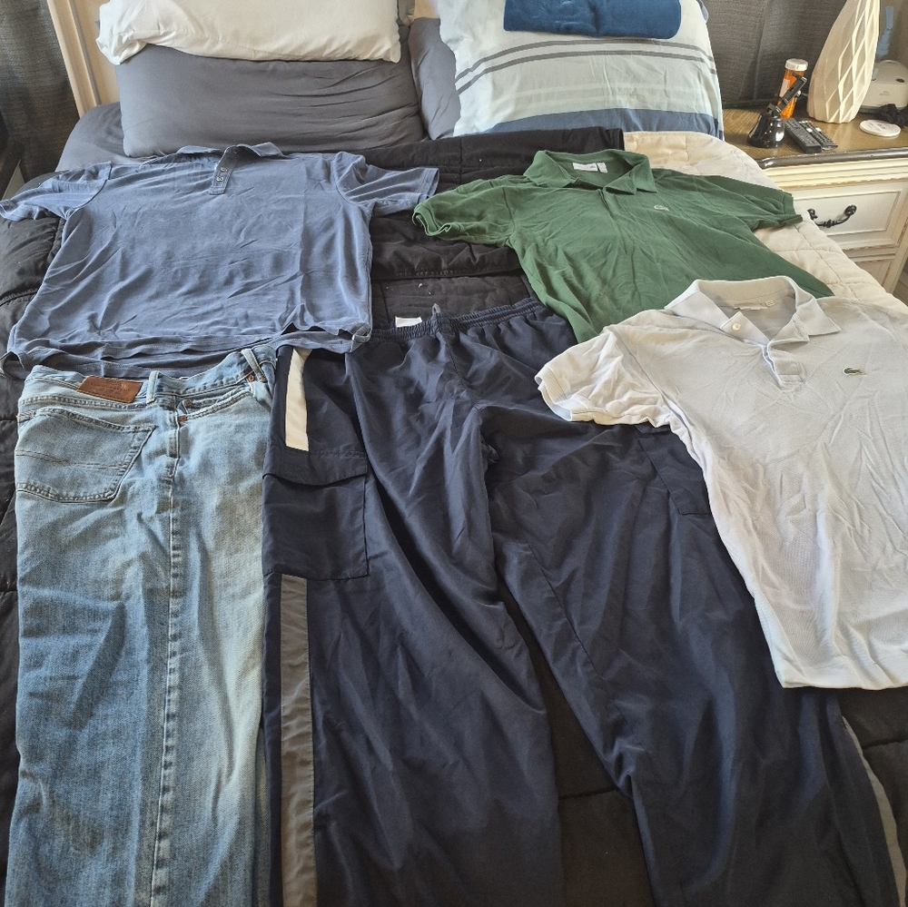 True Religion, Luky Brand, Lacoste, Polo, Nike, Various Colors And Sizes